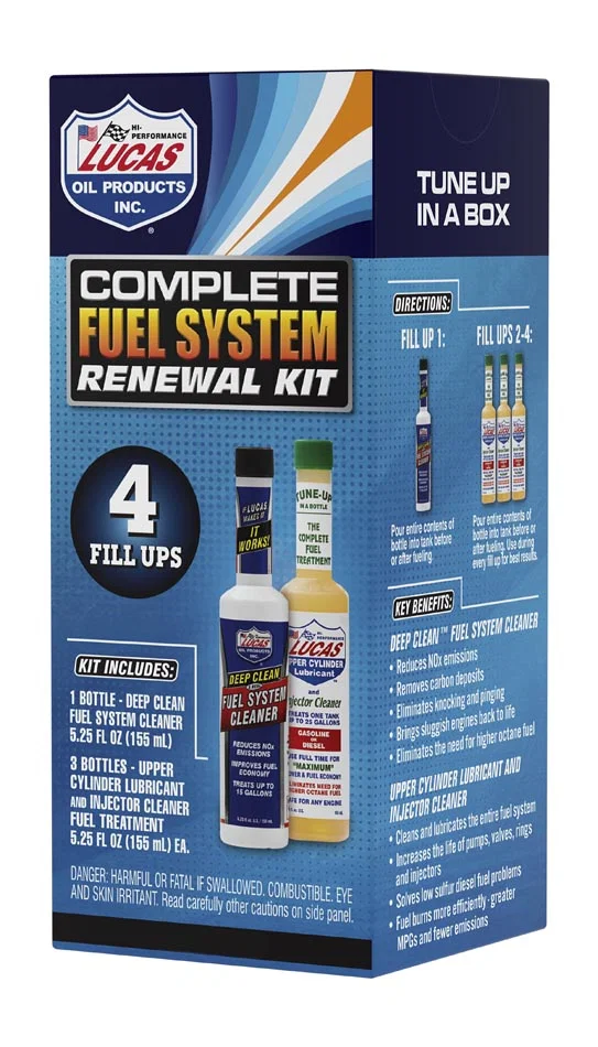 10966 – LUCAS OIL Fuel Additive, Fuel System Cleaner For Gasoline One 5.25 Ounce Bottle Deep Clean Fuel System Cleane...